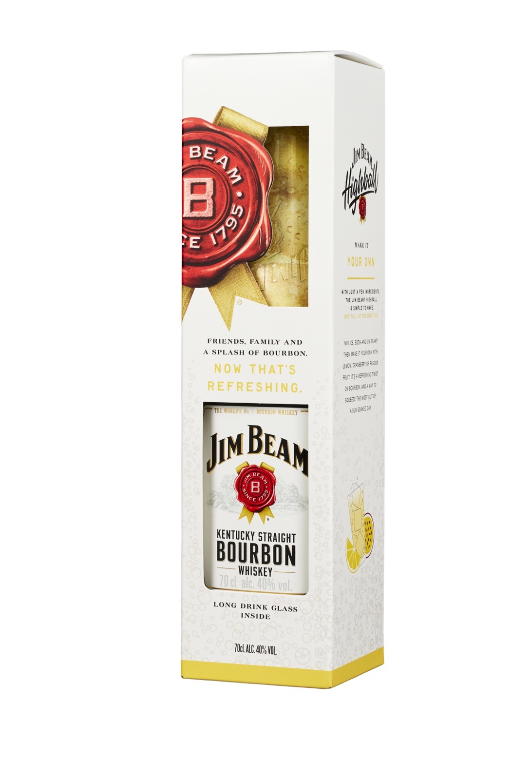 Виски Джим Бим (Jim Beam) 0.7л + бокал кор. – Цена. Фото. Описание